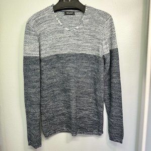 Spazio Men's Knit V-Neck Sweater